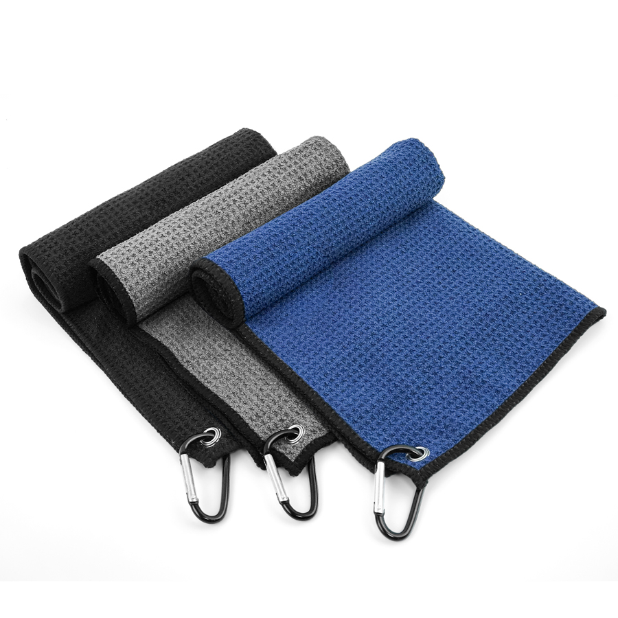 Golf Towel Waffle - Serviette de Golf en microfibre avec