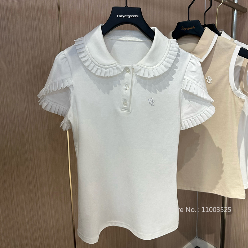 Golf Equipment Korea - Maillot de tennis plissé à volants