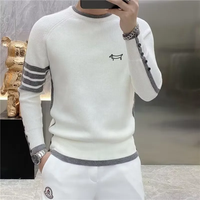 Golf Equipment Korea - Pulls en tricot coréens pour hommes,