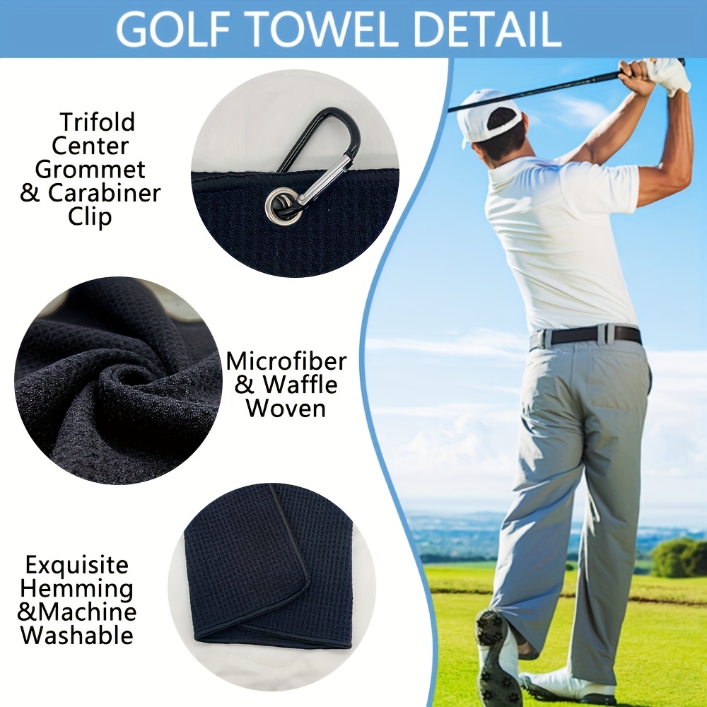 Serviette de golf premium avec - Golf Towel Waffle avis et prix
