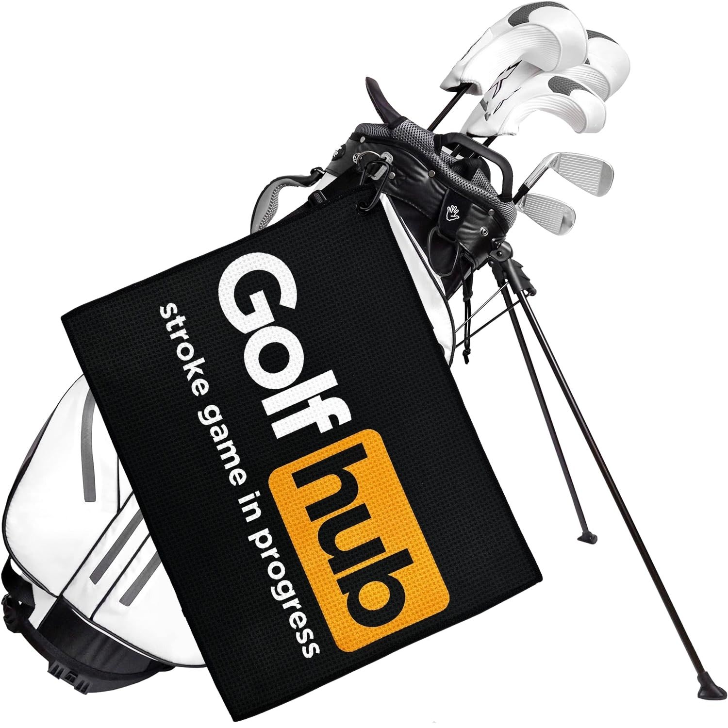 Serviette de golf drôle en mic - Golf Towel Waffle avis et prix